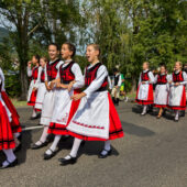 Traditional Hungarian harvest parade on september 11, 2016 in vi